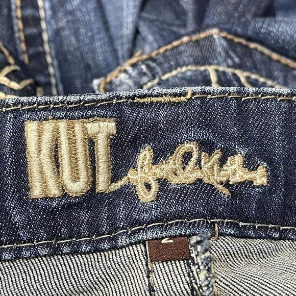 Kut From the Kloth So Low Medium Wash Straight Jeans Size 2 - Picture 9 of 10